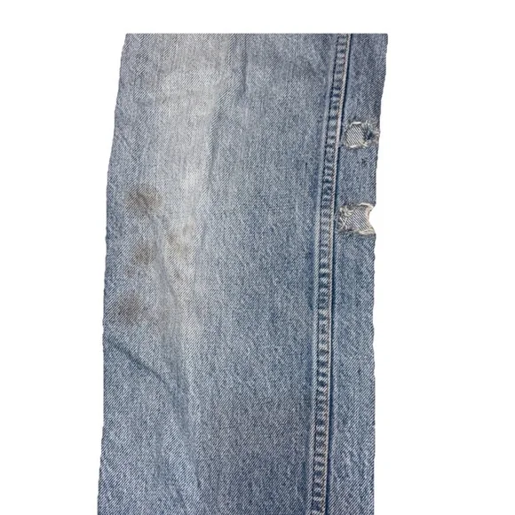 Rare Vintage 1980s 501 Button Levis Denim Jeans Orange Tab Women SZ 24/32 Inseam - Picture 3 of 11